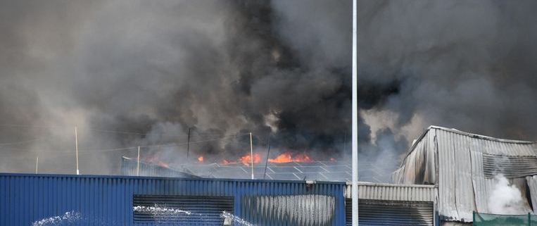 Industriebrand Kampenhout